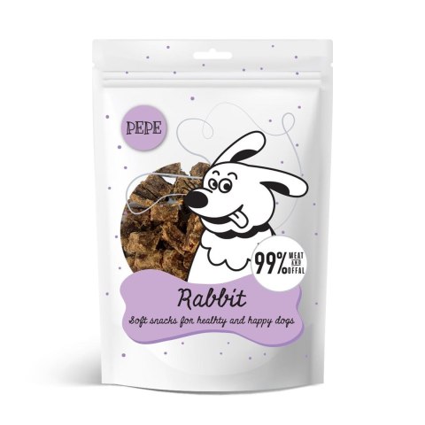 Paka Zwierzaka Pepe przysmak mini chunkies królik 70g Paka Zwierzaka Pepe przysmak mini chunkies królik 70g