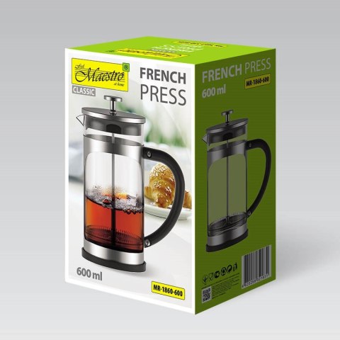 Prasa francuska MAESTRO 600ML MR-1860-600 Prasa francuska MAESTRO 600ML MR-1860-600