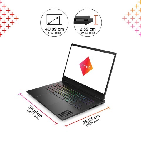 HP OMEN 16-wd0004nw i7-13620H 16,1"FHD 16GB SSD512 RTX 4060_8GB BLKB 70Wh Win11 2Y Shadow Black