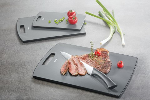 GEFU 13990 deska do krojenia Prostokątny Plastik Szary