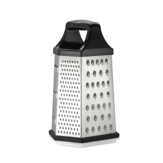 Resto Kitchenware 95413 ręczna tarka / spiralizer Tarka z pojemnikiem Czarny, Stal nierdzewna