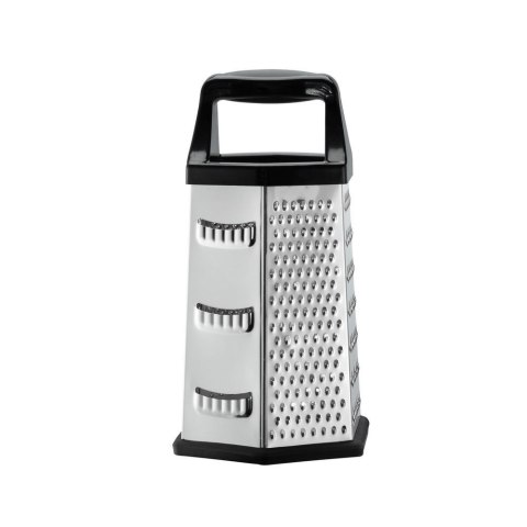 Resto Kitchenware 95413 ręczna tarka / spiralizer Tarka z pojemnikiem Czarny, Stal nierdzewna