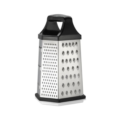 Resto Kitchenware 95413 ręczna tarka / spiralizer Tarka z pojemnikiem Czarny, Stal nierdzewna