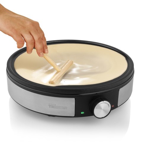 Trójgwiazda | Naleśnikarka | BP-2638 | 1200 W | Liczba ciast 1 | Naleśniki | Srebro