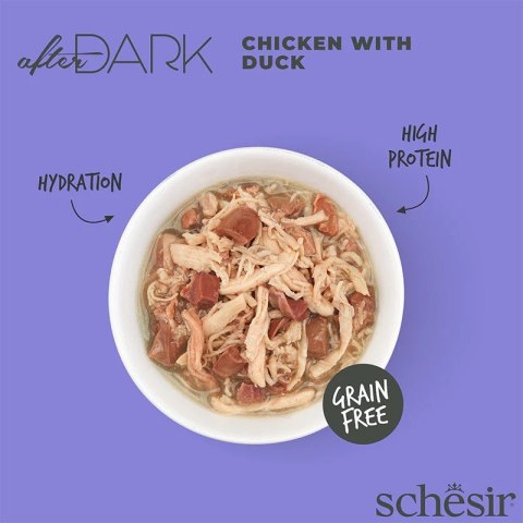 SCHESIR AFTER DARK FILLETS Kurczak z kaczką 80g SCHESIR AFTER DARK FILLETS Kurczak z kaczką 80g