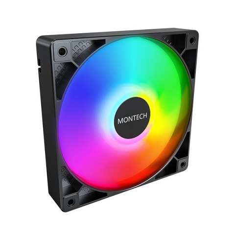 Wentylator Montech GF120 PWM ARGB, 3 szt. - 120mm Wentylator Montech GF120 PWM ARGB, 3 szt. - 120mm