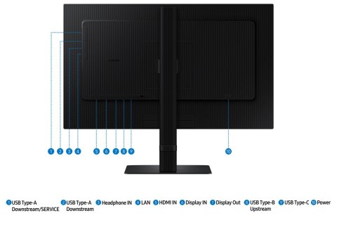 Samsung S60UD monitor komputerowy 61 cm (24") 2560 x 1440 px Quad HD LCD Czarny
