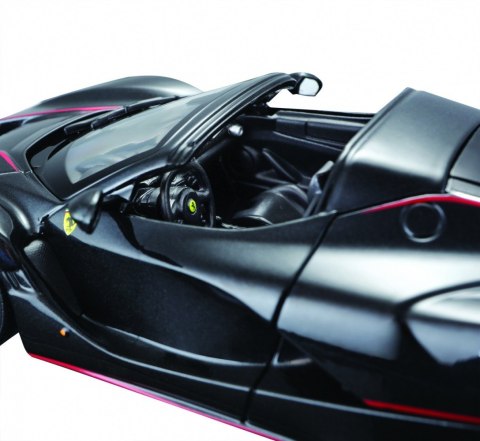 Model metalowy Lafferrari Aperta czarny 1:24 do składania Model metalowy Lafferrari Aperta czarny 1:24 do składania