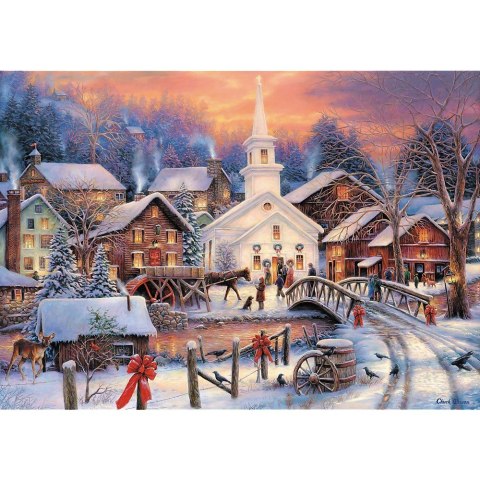 Puzzle 1000 elementów Białe Święta Puzzle 1000 elementów Białe Święta