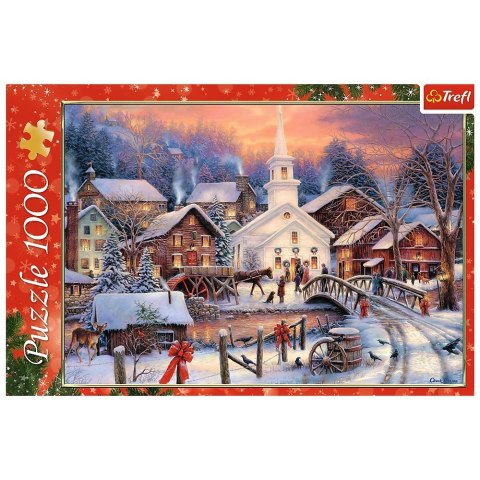 Puzzle 1000 elementów Białe Święta Puzzle 1000 elementów Białe Święta