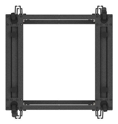 OPEN RACK 19" 15U 600X600-1100 REGULOWANY CZARNY LANBERG