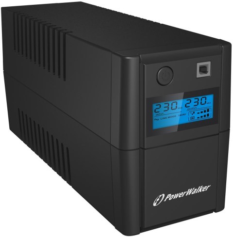 PowerWalker VI 850 SHL Schuko Technologia line-interactive 0,85 kVA 480 W 2 x gniazdo sieciowe PowerWalker VI 850 SHL Schuko Technologia line-interactive 0,85 kVA 480 W 2 x gniazdo sieciowe