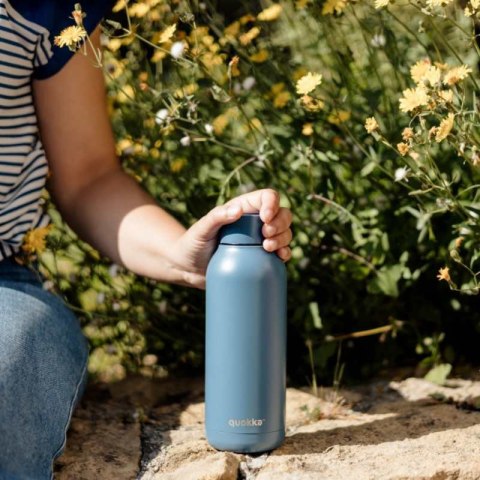 Quokka Solid - Butelka termiczna ze stali nierdzewnej 510 ml (Stone Blue) Quokka Solid - Butelka termiczna ze stali nierdzewnej 510 ml (Stone Blue)