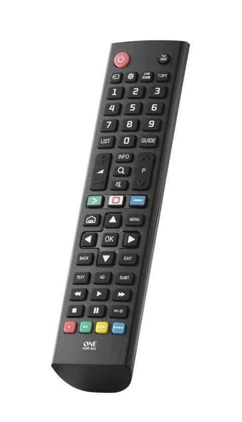 One For All TV Replacement Remotes URC4911 pilot Podczerwień Naciśnij przyciski One For All TV Replacement Remotes URC4911 pilot Podczerwień Naciśnij przyciski