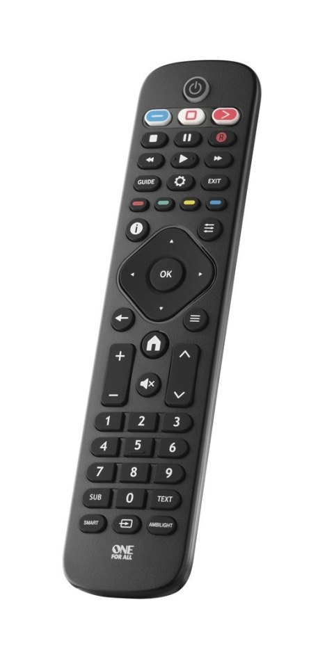 One For All TV Replacement Remotes URC4913 pilot Podczerwień Naciśnij przyciski One For All TV Replacement Remotes URC4913 pilot Podczerwień Naciśnij przyciski