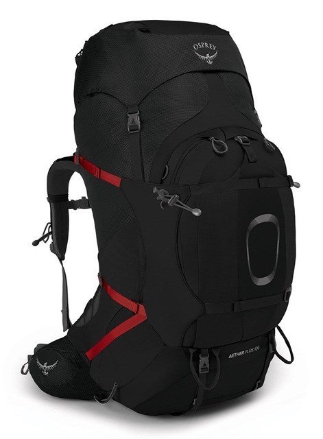 Plecak trekkingowy OSPREY Aether Plus 100 czarny L/XL Plecak trekkingowy OSPREY Aether Plus 100 czarny L/XL
