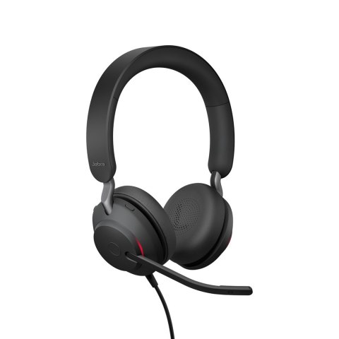 Jabra Evolve2 40 SE Zestaw słuchawkowy Przewodowa Opaska na głowę Połączenia/muzyka USB Type-C Czarny Jabra Evolve2 40 SE Zestaw słuchawkowy Przewodowa Opaska na głowę Połączenia/muzyka USB Type-C Czarny