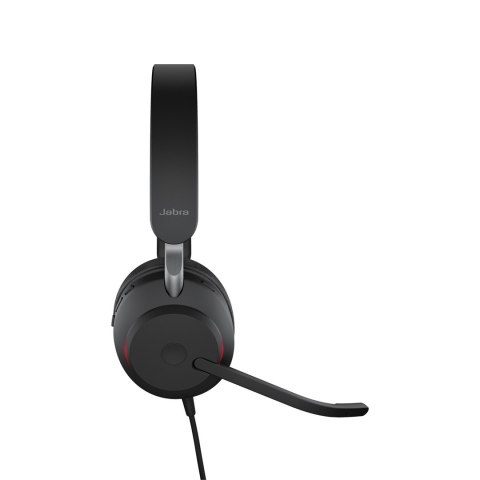 Jabra Evolve2 40 SE Zestaw słuchawkowy Przewodowa Opaska na głowę Połączenia/muzyka USB Type-C Czarny Jabra Evolve2 40 SE Zestaw słuchawkowy Przewodowa Opaska na głowę Połączenia/muzyka USB Type-C Czarny