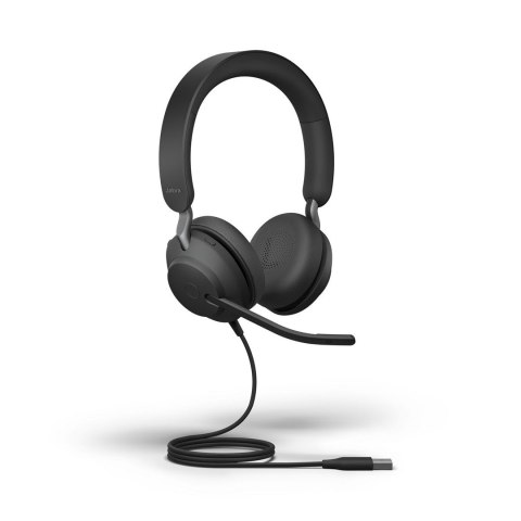 Jabra Evolve2 40 SE Zestaw słuchawkowy Przewodowa Opaska na głowę Połączenia/muzyka USB Type-C Czarny Jabra Evolve2 40 SE Zestaw słuchawkowy Przewodowa Opaska na głowę Połączenia/muzyka USB Type-C Czarny