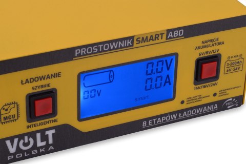 Prostownik Smart Volt Polska 6V/12V/24V 15A A80