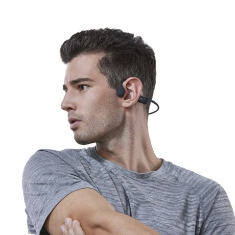 Słuchawki bezprzewodowe kostne Shokz OpenRun Mini USB-C czarne Słuchawki bezprzewodowe kostne Shokz OpenRun Mini USB-C czarne