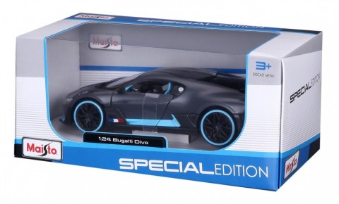 Bugatti Divo 1/24 Szaro-niebieski Bugatti Divo 1/24 Szaro-niebieski