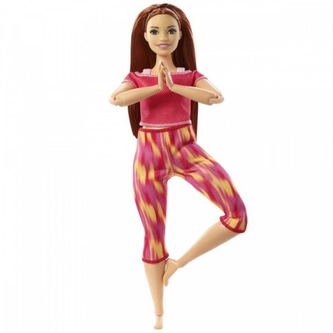 Lalka Barbie Made to Move Kwieciste Czerwony strój Lalka Barbie Made to Move Kwieciste Czerwony strój