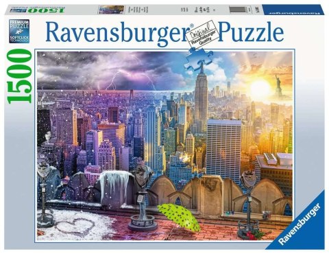 Puzzle 1500 elementów Nowy Jork w lecie i zimie Puzzle 1500 elementów Nowy Jork w lecie i zimie