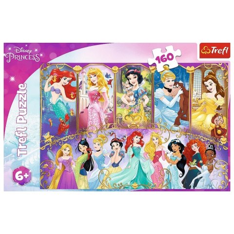 Puzzle 160 elementów Portrety Księżniczek Puzzle 160 elementów Portrety Księżniczek
