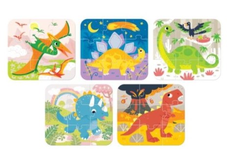 Puzzle Układam dinozaury Puzzle Układam dinozaury