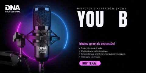 DNA YOU2B zestaw mikrofon interfejs audio statyw DNA YOU2B zestaw mikrofon interfejs audio statyw
