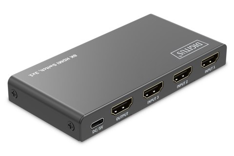 Digitus Przełącznik 8K HDMI, 3 x 1 Digitus Przełącznik 8K HDMI, 3 x 1