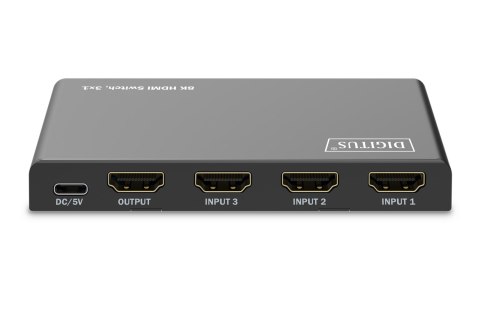 Digitus Przełącznik 8K HDMI, 3 x 1 Digitus Przełącznik 8K HDMI, 3 x 1