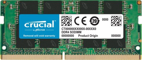 NB PAMIĘĆ 8GB PC25600 DDR4 SO CT8G4SFRA32A CRUCIAL NB PAMIĘĆ 8GB PC25600 DDR4 SO CT8G4SFRA32A CRUCIAL