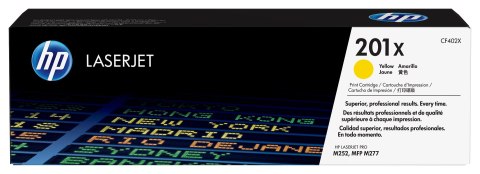 Toner HP żółty HP 201X, HP201X=CF402X, 2300 str. Toner HP żółty HP 201X, HP201X=CF402X, 2300 str.