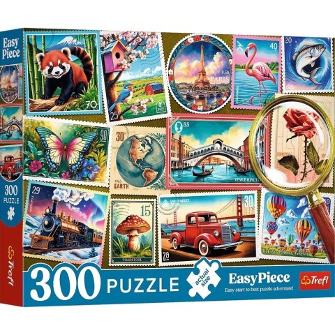 Puzzle 300 elementów EasyPiece Znaczki pocztowe