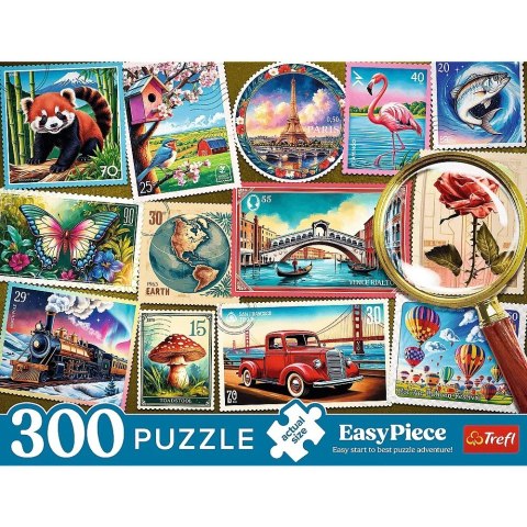 Puzzle 300 elementów EasyPiece Znaczki pocztowe