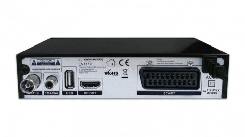 Tuner/dekoder cyfrowy DVB-T2 H.265/HEVC Tuner/dekoder cyfrowy DVB-T2 H.265/HEVC