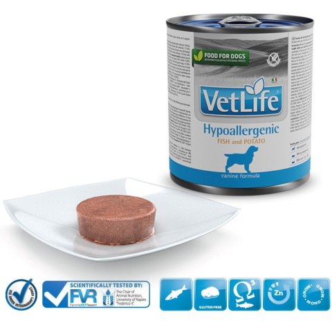 FARMINA Vet Life Hypoallergenic Fish & Potato Canine - mokra karma dla psa - 300g FARMINA Vet Life Hypoallergenic Fish & Potato Canine - mokra karma dla psa - 300g