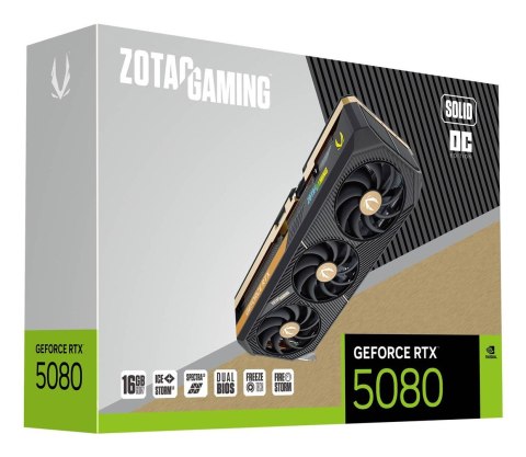Karta graficzna ZOTAC GAMING GeForce RTX 5080 SOLID OC 16GB