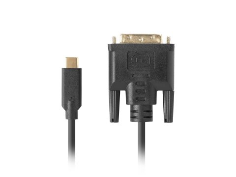 LANBERG KABEL USB-C(M)->DVI-D(24+1)(M) 1.8M CZARNY CA-CMDV-10CU-0018-BK LANBERG KABEL USB-C(M)->DVI-D(24+1)(M) 1.8M CZARNY CA-CMDV-10CU-0018-BK