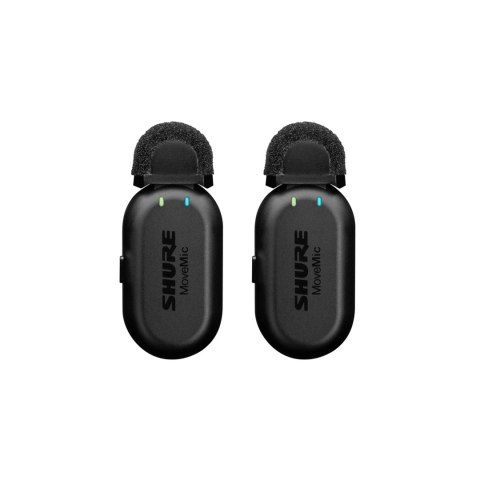 Shure MV-TWO-Z6 - Dwa bezprzewodowe mikrofony MoveMic MV-LAV, case ładujący Shure MV-TWO-Z6 - Dwa bezprzewodowe mikrofony MoveMic MV-LAV, case ładujący