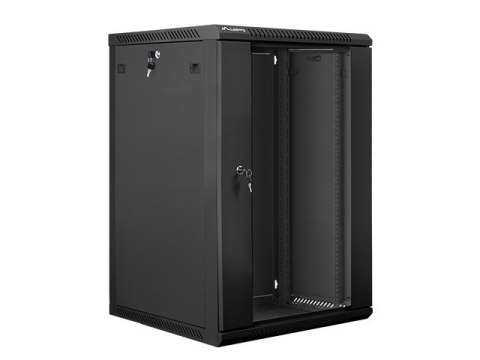 Szafa rack Lanberg WF01-6618-10B (18U; 901mm / 600mm / 600 mm; wisząca; Szklane; 19''; kolor czarny) Szafa rack Lanberg WF01-6618-10B (18U; 901mm / 600mm / 600 mm; wisząca; Szklane; 19''; kolor czarny)