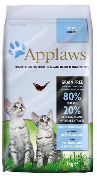 APPLAWS CAT Kitten Kurczak - karma dla kociąt z wysoką zawartością mięsa - 2kg