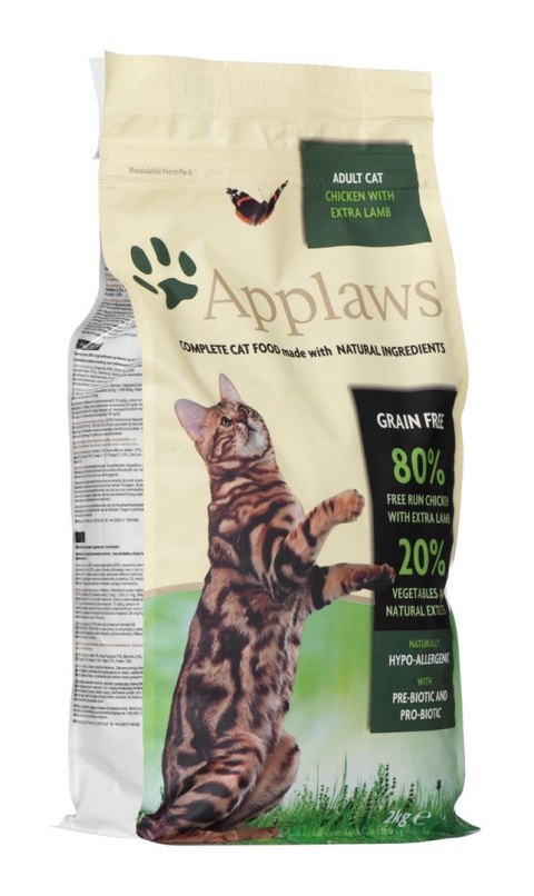 APPLAWS CAT Kurczak i Jagnięcina - karma dla kotów z wysoką zawartością mięsa - 2kg APPLAWS CAT Kurczak i Jagnięcina - karma dla kotów z wysoką zawartością mięsa - 2kg