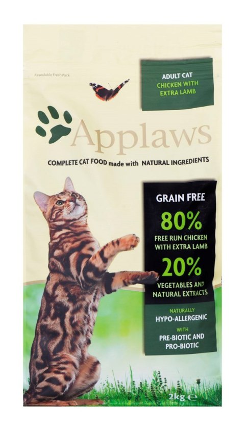 APPLAWS CAT Kurczak i Jagnięcina - karma dla kotów z wysoką zawartością mięsa - 2kg APPLAWS CAT Kurczak i Jagnięcina - karma dla kotów z wysoką zawartością mięsa - 2kg