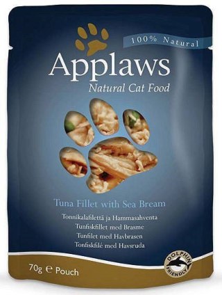APPLAWS CAT Tuńczyk i leszcz w bulionie 70g