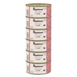 Applaws Cat Tin Tuna Fillet with Prawn 6x70g