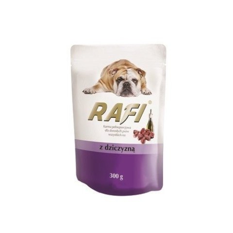 DOLINA NOTECI Rafi Dziczyzna, borówka, żurawina - mokra karma dla psa - 300 g DOLINA NOTECI Rafi Dziczyzna, borówka, żurawina - mokra karma dla psa - 300 g