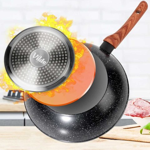 GŁĘBOKA PATELNIA GRANITOWA WOK 28cm 199079